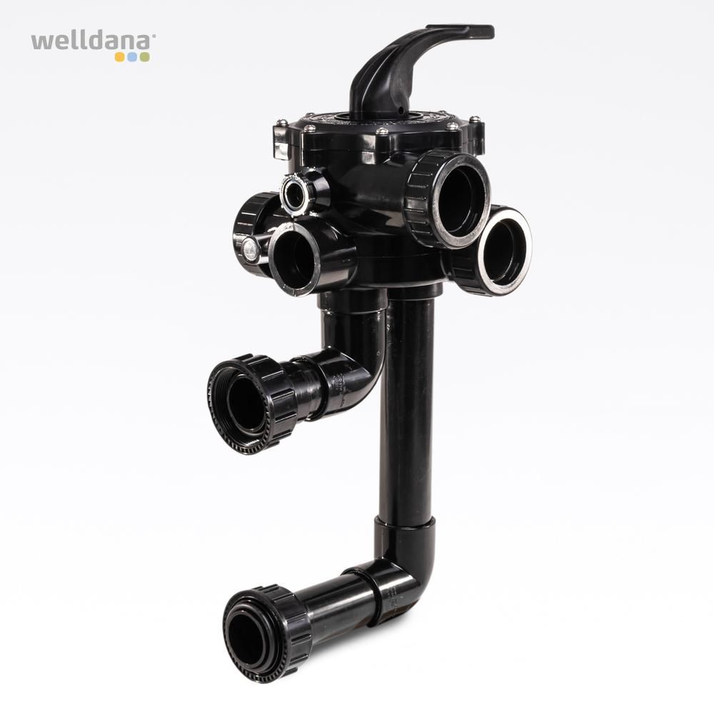 PPG Filter Deluxe Ø 760 side inkl. multiportventil 2" ventil. Inkl. transp. lid - Image 8