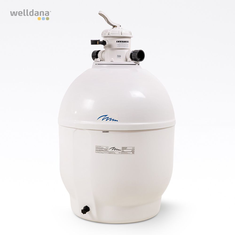 PPG Filter Topmonteret Ø760 inkl. 2" multiportventil