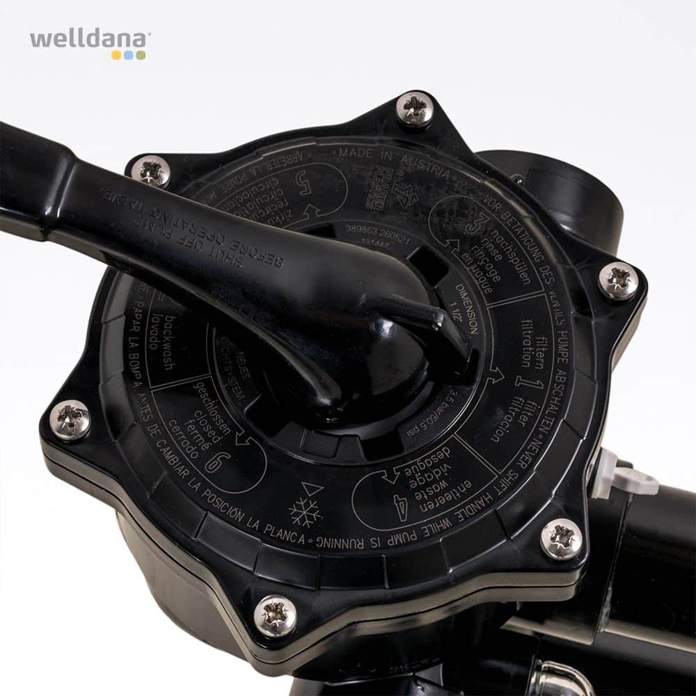 PPG Filter Topmonteret Ø760 inkl. 2" multiportventil - Image 3